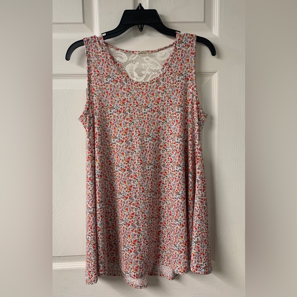 Be Stage floral swing top sz S